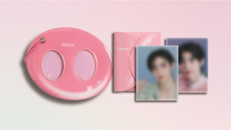 hince with ENHYPEN SUNGHOON ID PHOTO & hince Photo Holder Caseプレゼント